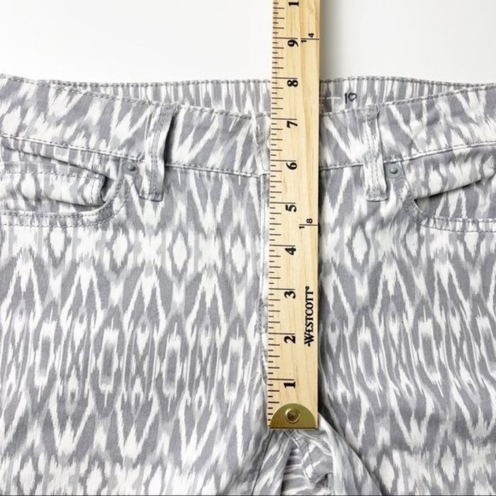 Ann Taylor LOFT Gray/White Printed Modern Ankle Pants Size 2 - Picture 7 of 8